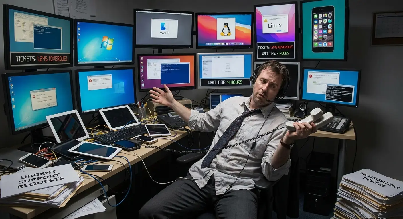 IT support gaps masked by stipends