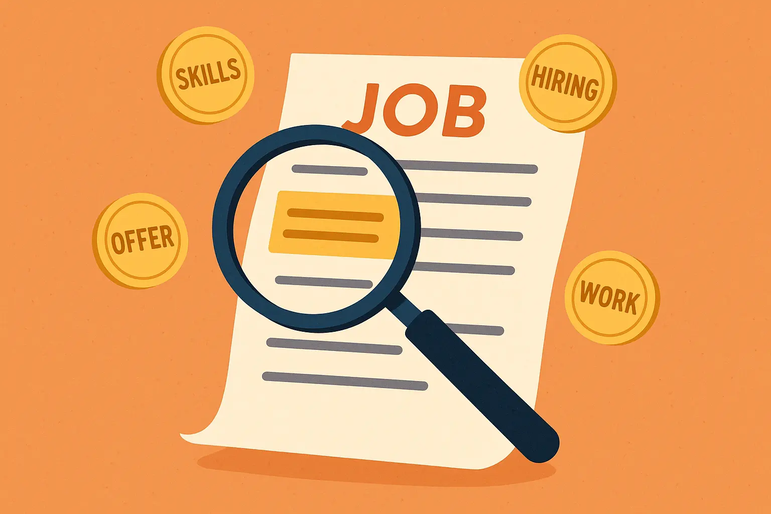 Job posting keyword analysis process