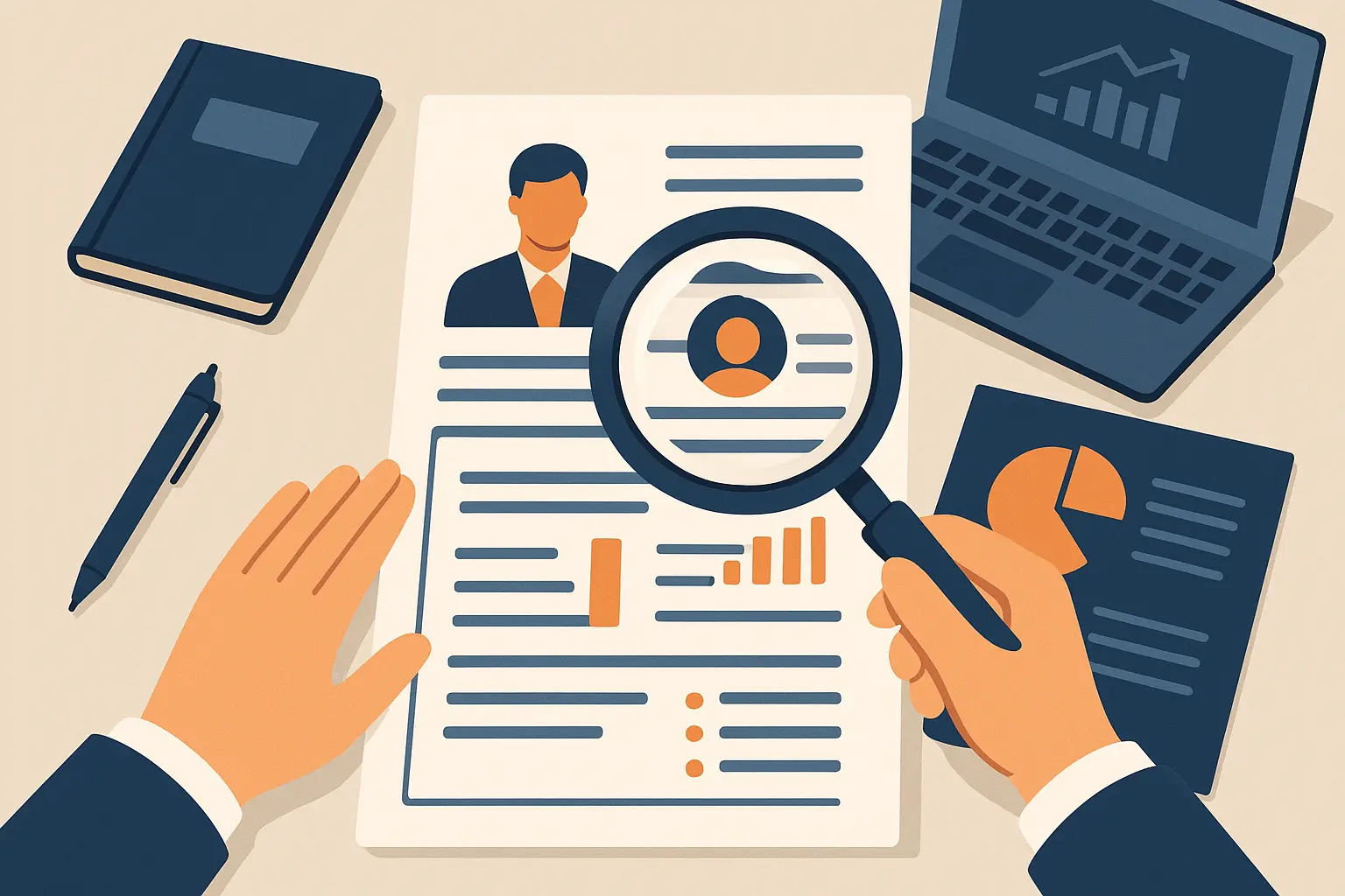 Resume analysis breakdown visualization