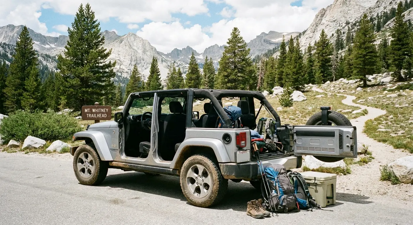 Jeep Wrangler Unlimited four-door model