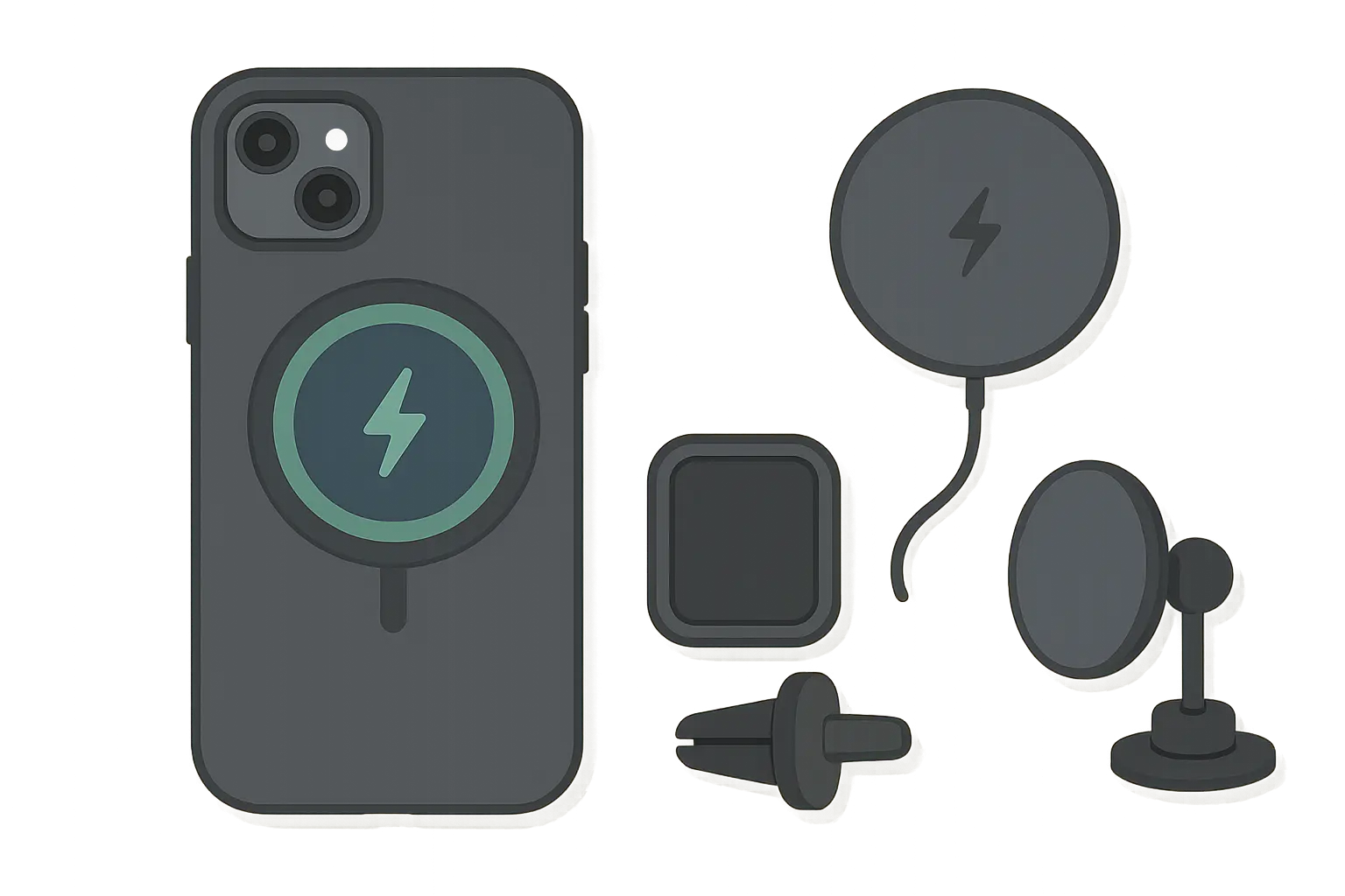 Rokform iPhone mount and charging system