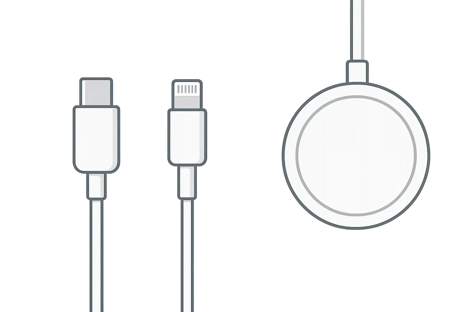 iPhone charging speed comparison chart showing different protocols