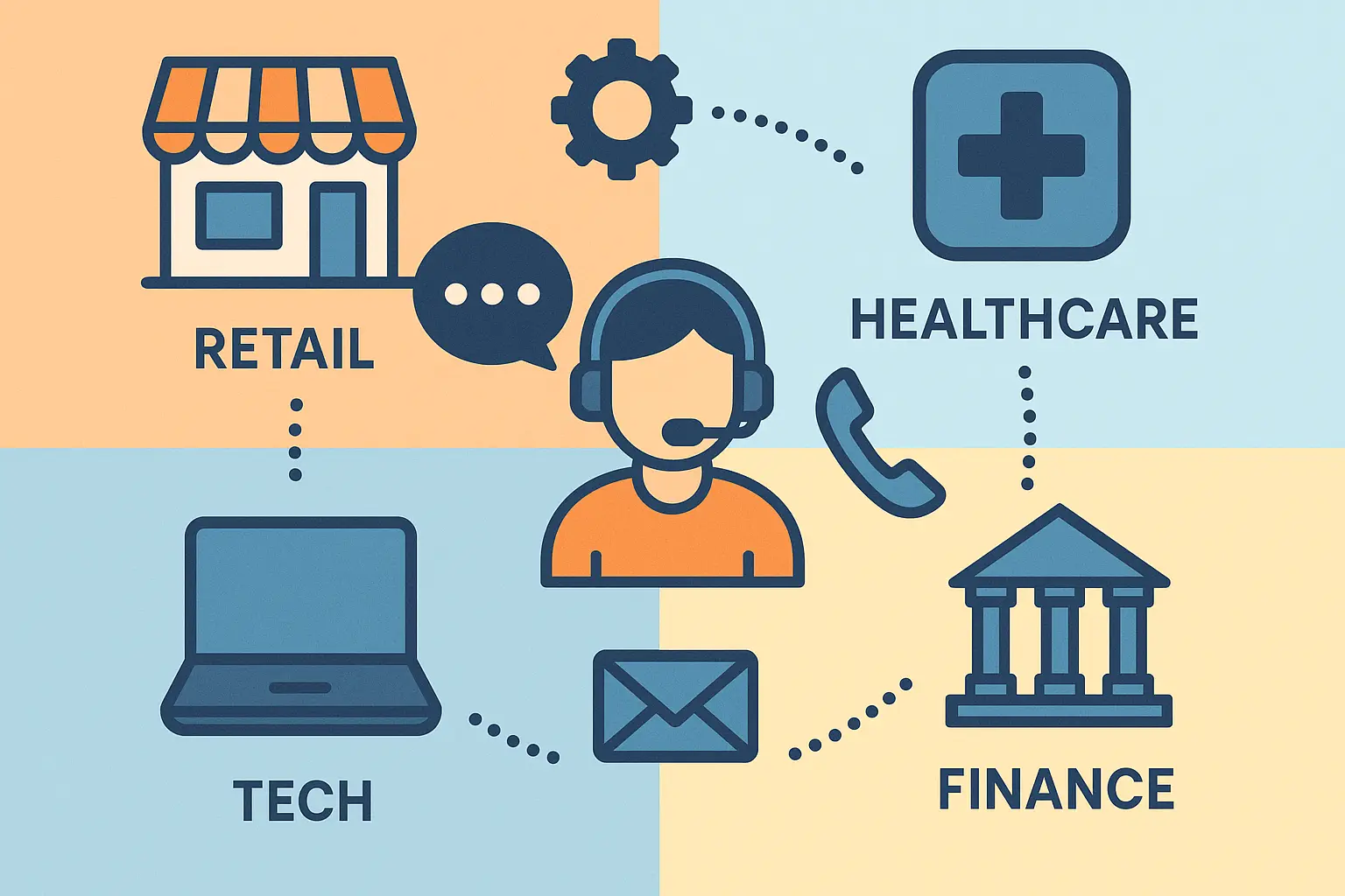 Industry-specific customer service applications