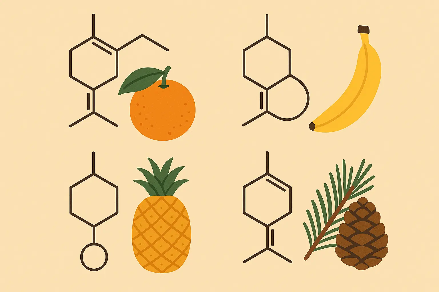 Terpene profile breakdown of Pineapple Express strain