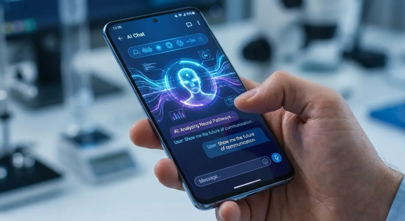 Smartphone screen displaying ChatGPT interface