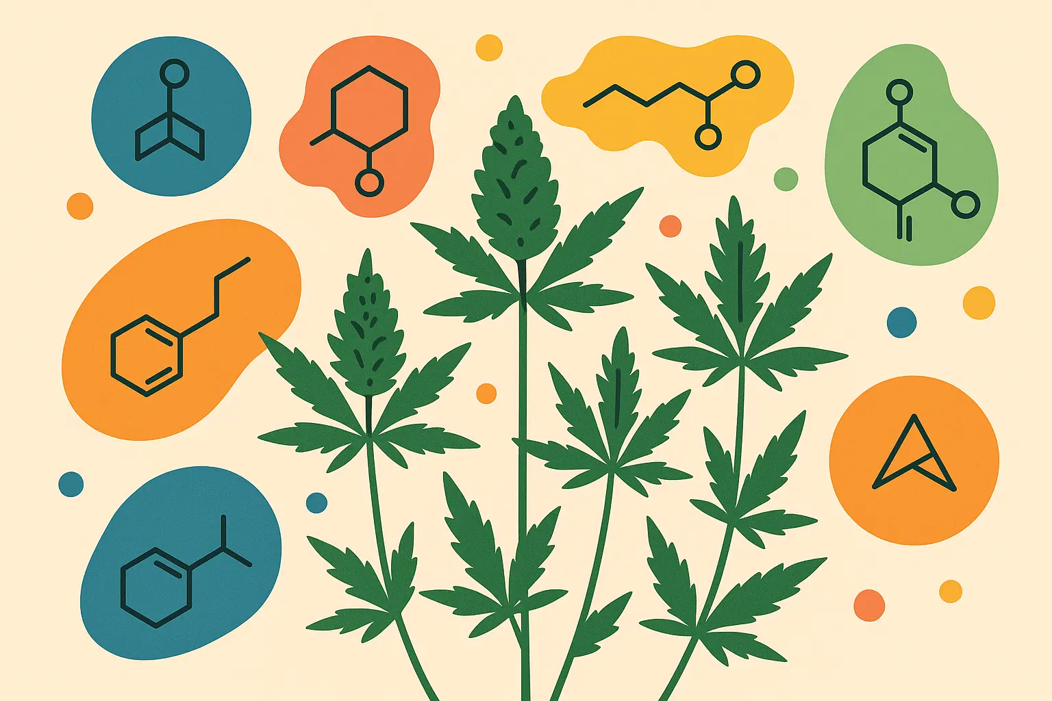 Terpene profiles for anxiety management