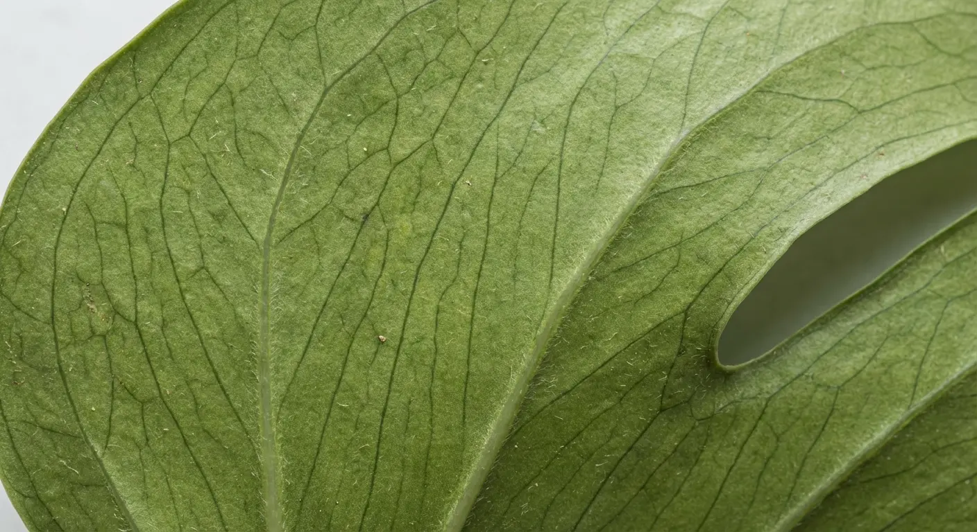 Macro photography of a fern frond uncurling