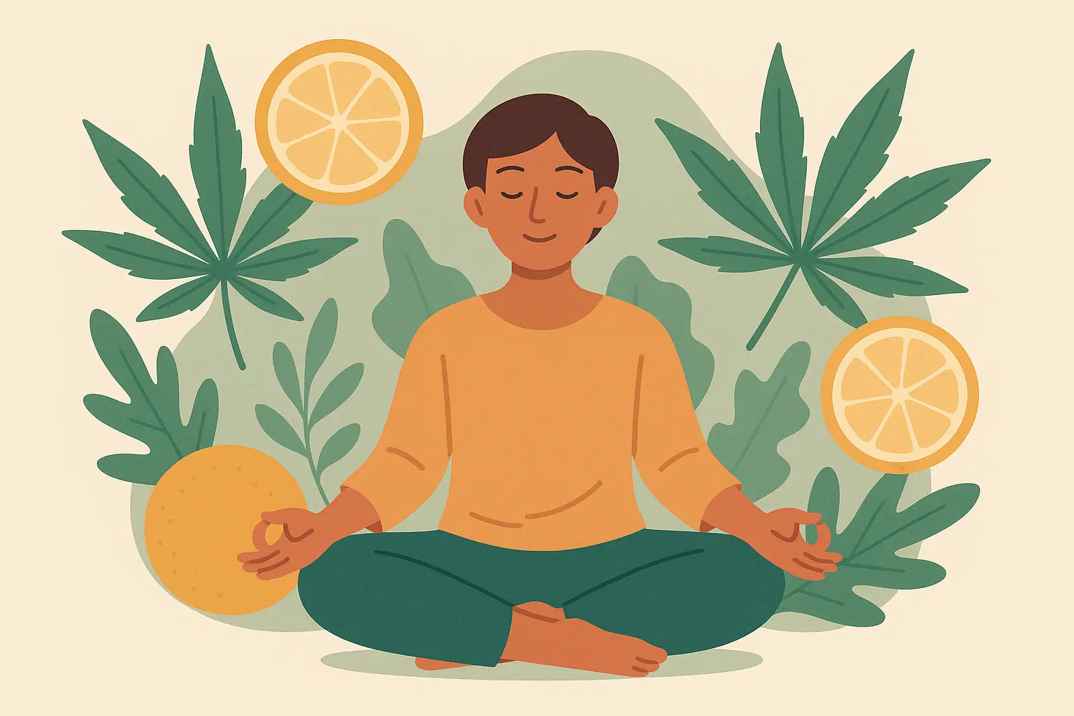 Cannabis medical benefits infographic