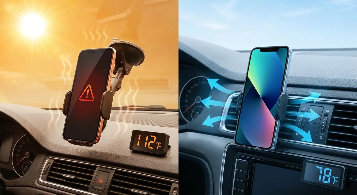 Vehicle mount location comparison