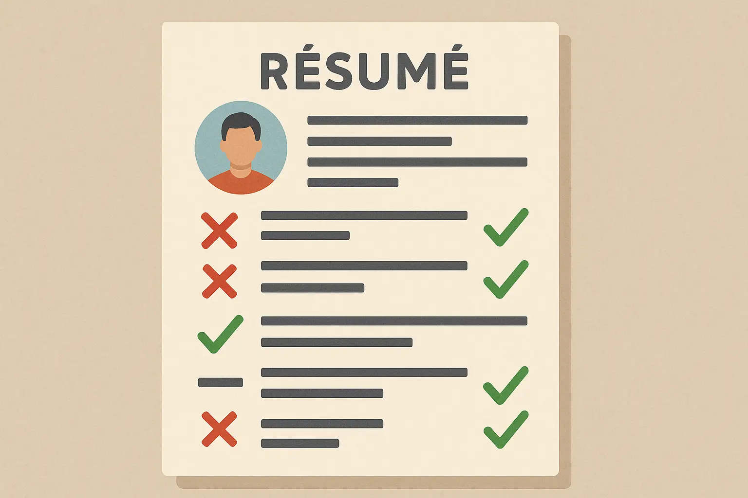 Professional resume formatting examples