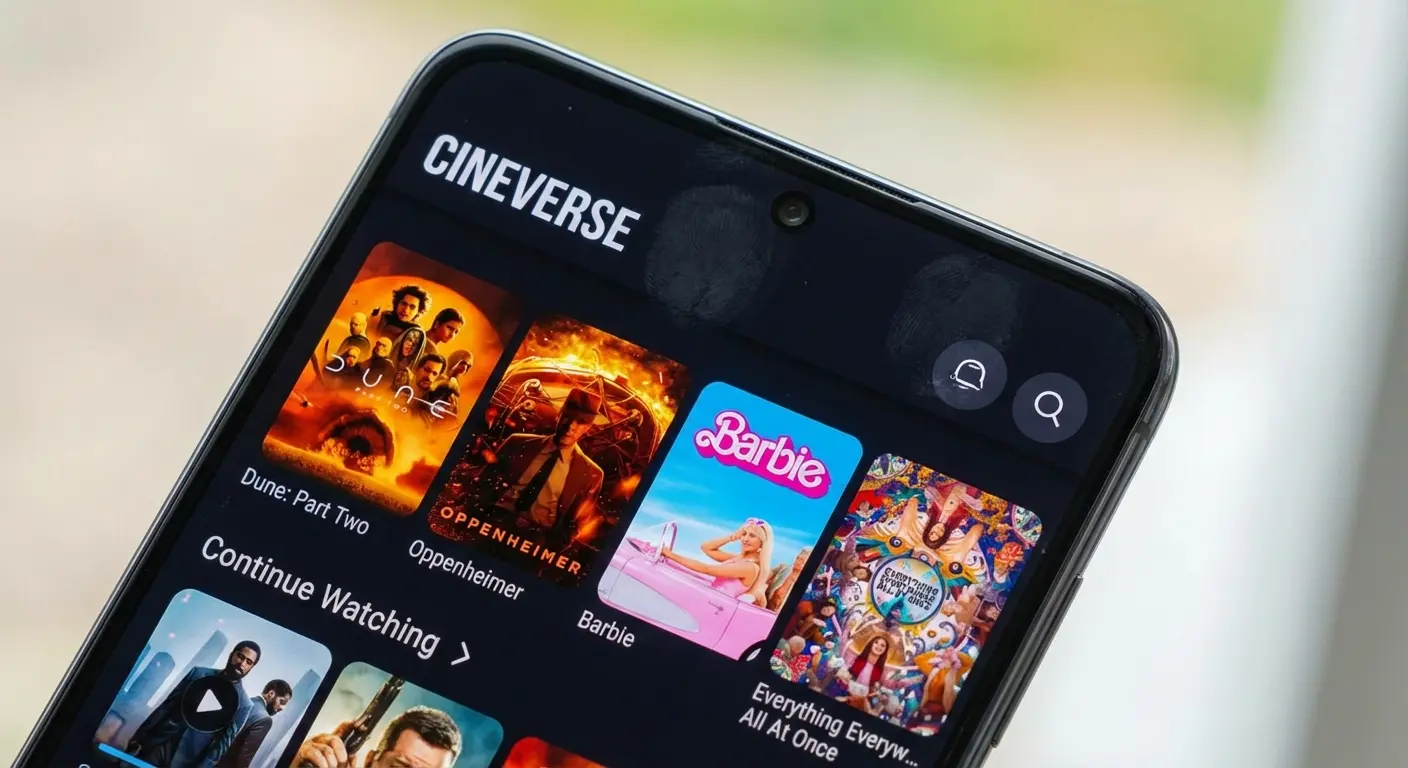 Logos of major aggregator apps like Tubi and Pluto TV displayed on a screen