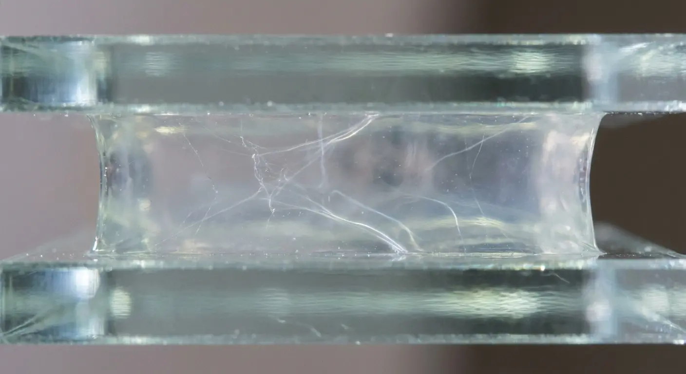 Silicone adhesive layer structure