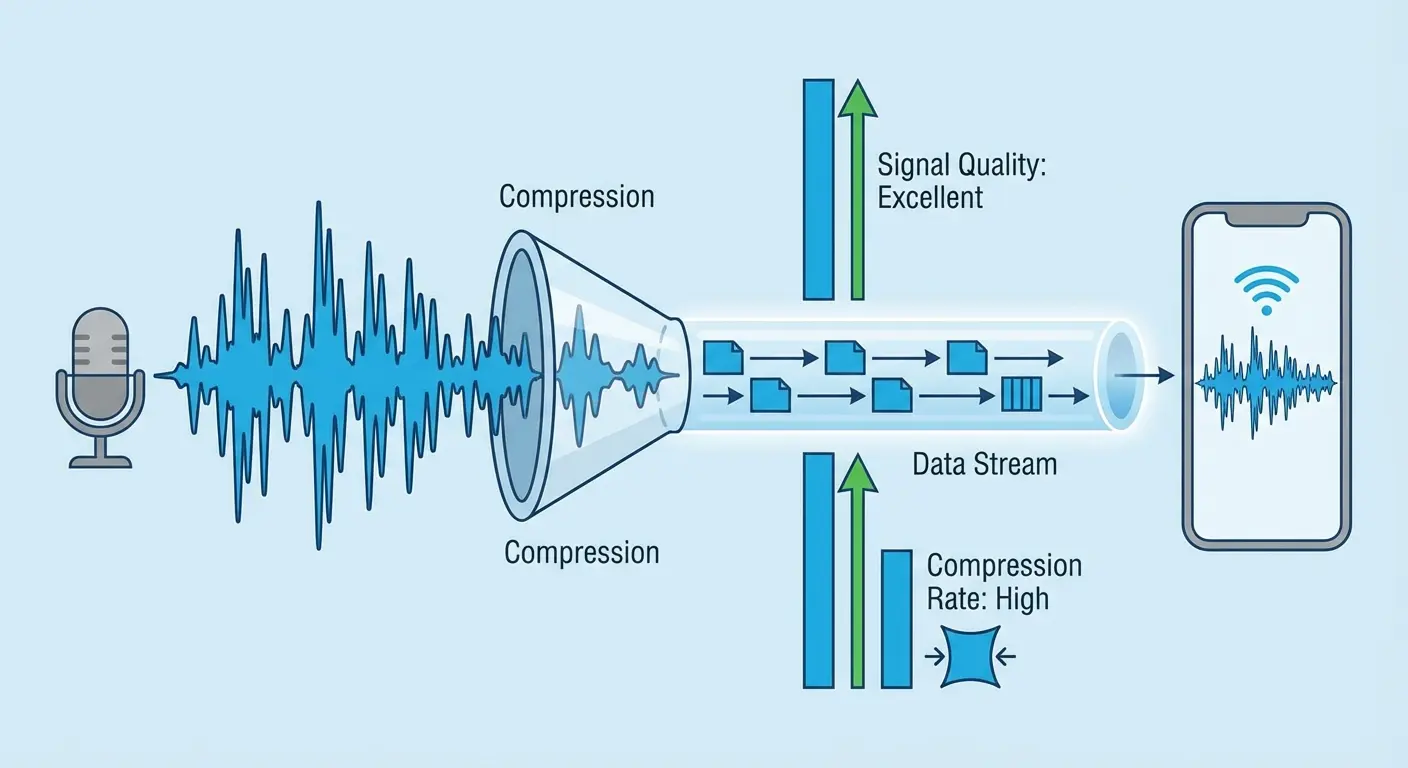Bluetooth codec comparison chart for audio quality