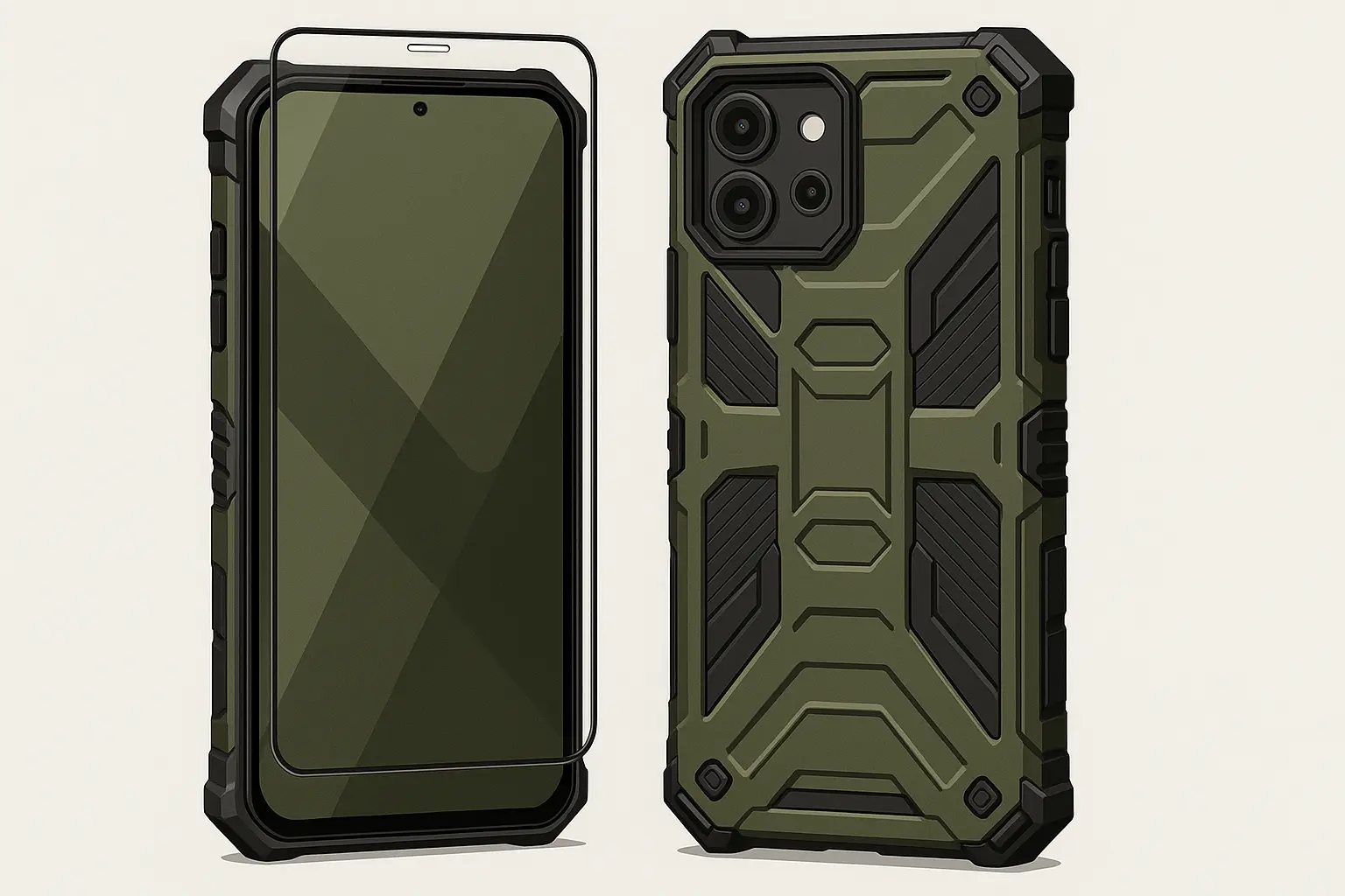 Phone protection accessories for large screen devices
